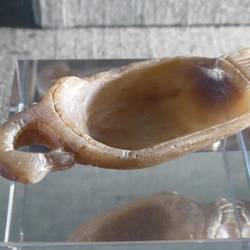 Egyptian duck shaped palatte