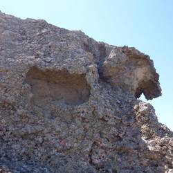 interesting shapes in the rocks