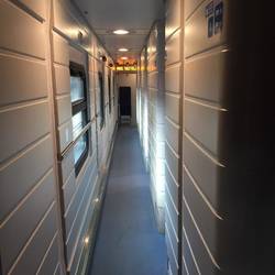 On board the Berlin - Moscow Express
