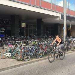 They do like their bikes here!