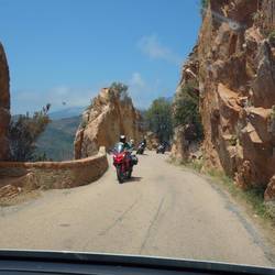 Road between Ota and Calvi