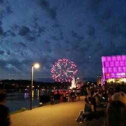 Feuerwerk am Abend (na ja)