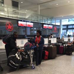Toronto baggage pile-up