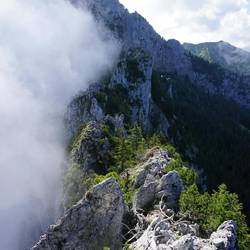 Blick über den 12 Apostelgrat zum Säuling