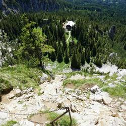 Abstieg zum Säulinghaus