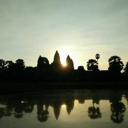 Sonnenaufgang über Angkor Wat