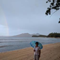 Regenbogen zur Begrüßung