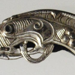 Detail of chape from the St Ninian's Isle Treasure