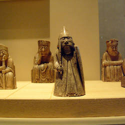 Some of the 11 Lewis chessmen