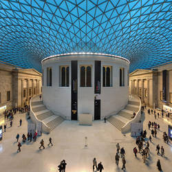Great Court, surrounding the original Reading Room