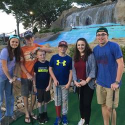 Had to get in a round of mini-golf!