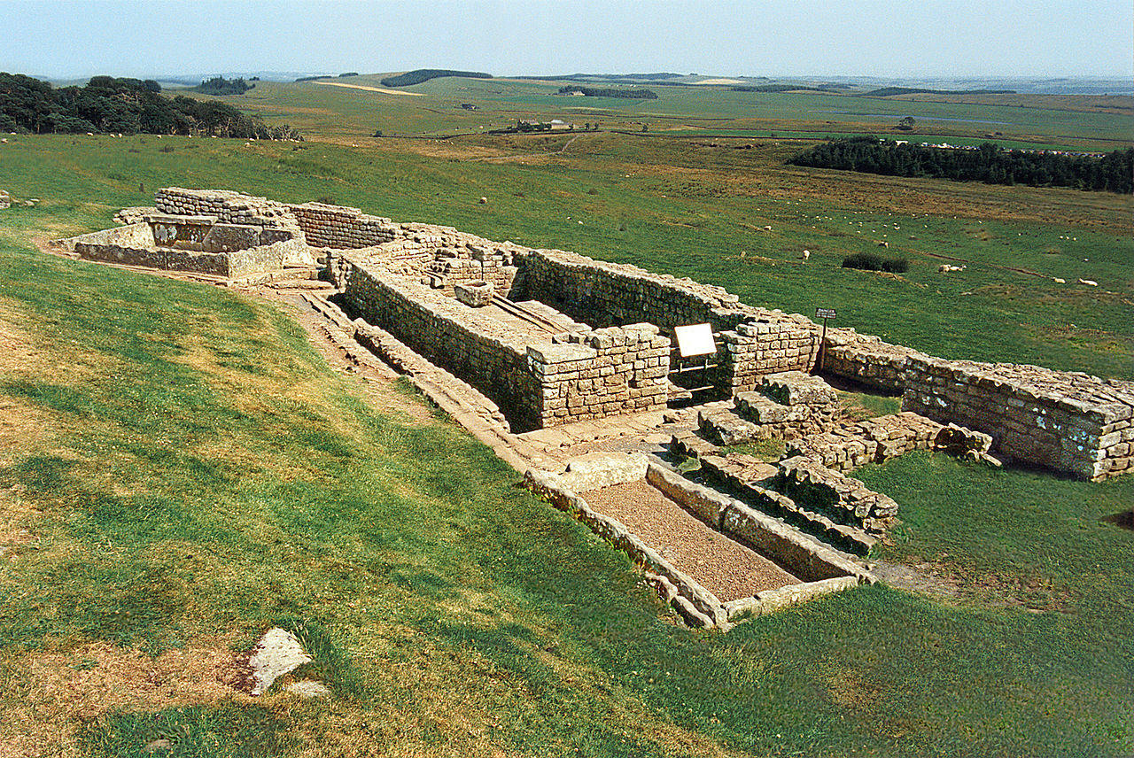 The latrines of Housesteads Roman Fort