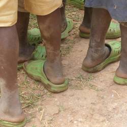 School issue shoes... most kids wear them all the time