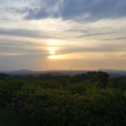 View of Cartagena from the farmhouse