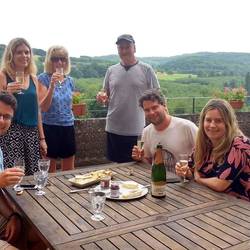 Cheers we made it to the Chateau