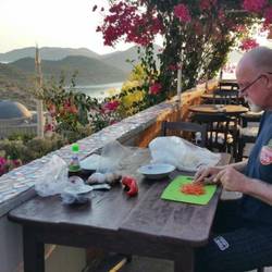 Preparations with a nice view!