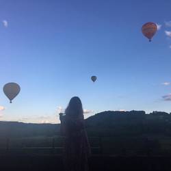 Wine drinking with epic views