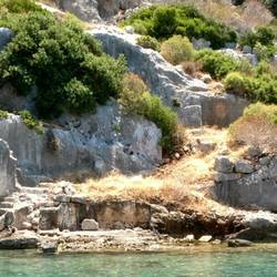 Stone stair of the former antique city Simena!