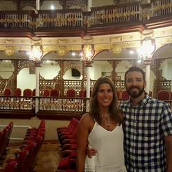 Inside the theater