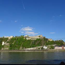 Blick auf Festung Ehrenbreitstein