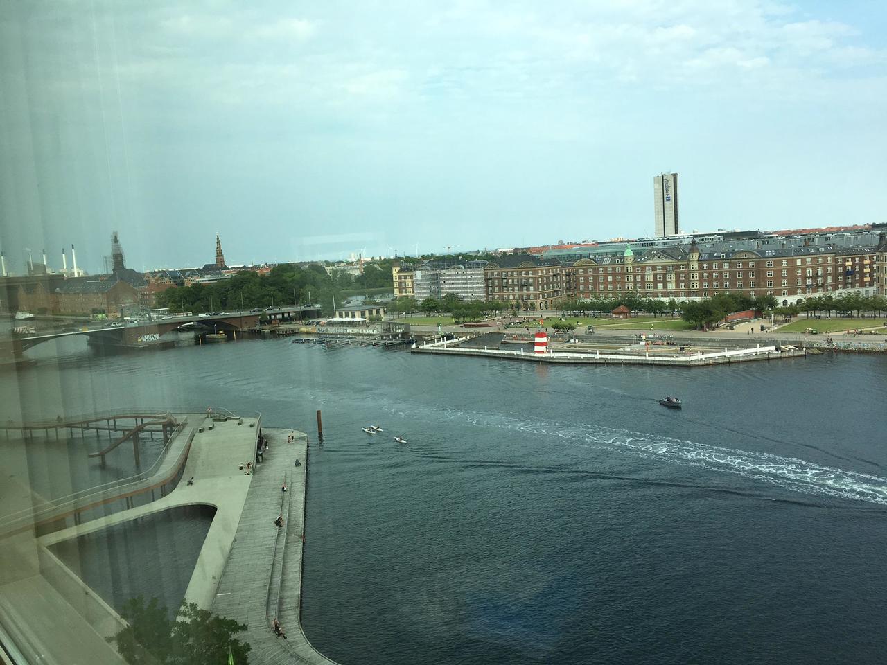 view from our hotel in Copenhagen