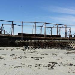Mussel farm Barge