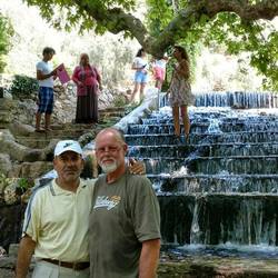 A popular photo motif - the water cascades from Yapapark!
