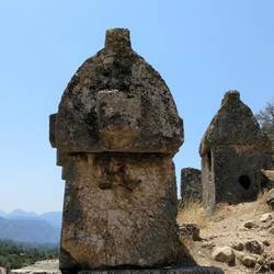 Lycian stone sarcophagus!