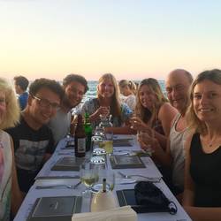 Last dinner together!
