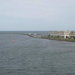 Leaving Rostock (Germany) on the car ferry
