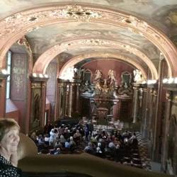 Mozart played the huge organ which is just behind me