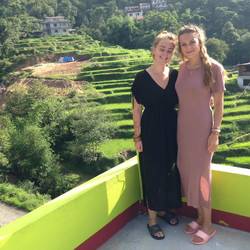 The final morning on the terrace enjoying the beautiful views!