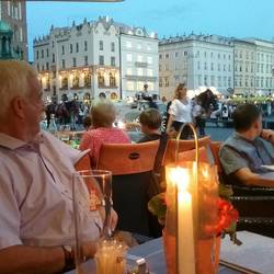 Twilight in the square