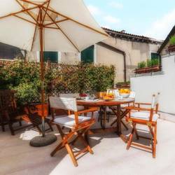 Terrasse, hier waren wir ständig.