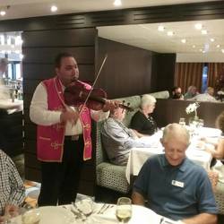 Hungarian music while we dine.