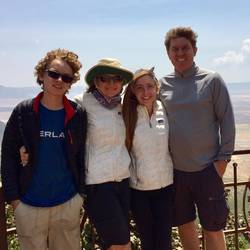 on top of the caldera