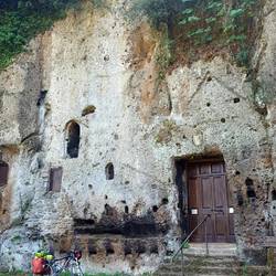 Entrance to the church Maddona del Parto