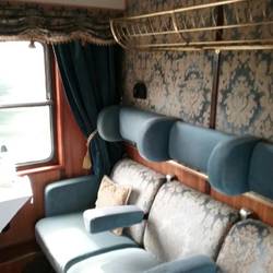 Blue carriage