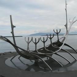 Boat sculpture