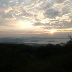 Morning view from Bromley Mountain
