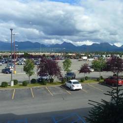 View from the hotel over the Dimond Centre Carpark