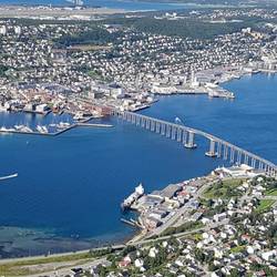Aussicht auf Tromsø