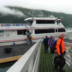 Our cruise boat on Prince William Sound.
