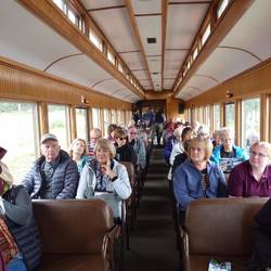 Inside the carriage