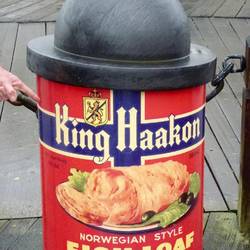 One of the cool town rubbish bins.