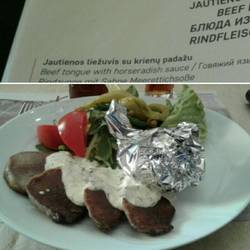 Tongue for lunch at Nida