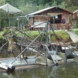 The fishing camp