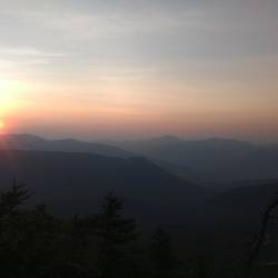 Sunrise view from Haystack Mountain
