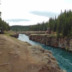 My fave pic - Mine Canyon over the Yukon