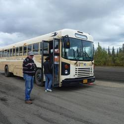 The tour bus